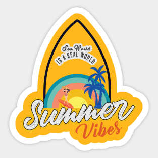 Summer Vibes Sticker